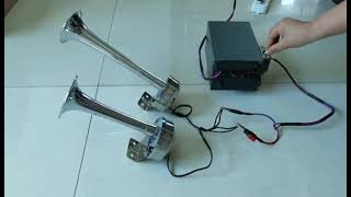 Dual-fanfára 210/275mm, 12V, elektromagnetická