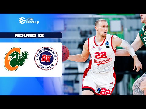 Cedevita Olimpija Ljubljana - Bahcesehir College Istanbul | Round 13 | EuroCup Basketball 2025-26
