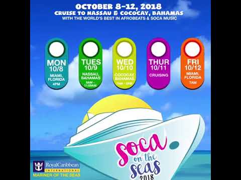 Welcome to Soca On The Seas 2018 AfroSoca Edition