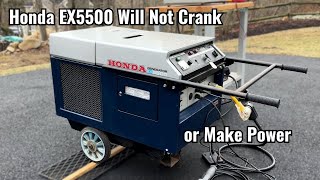 Honda EX5500 - Owner Tried Fixing with a Sawzall and Gave Up