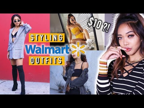 TRYING TO STYLE AND SLAY WALMART CLOTHES?! Try-on Haul & Lookbook | Fashion | Nava Rose Video