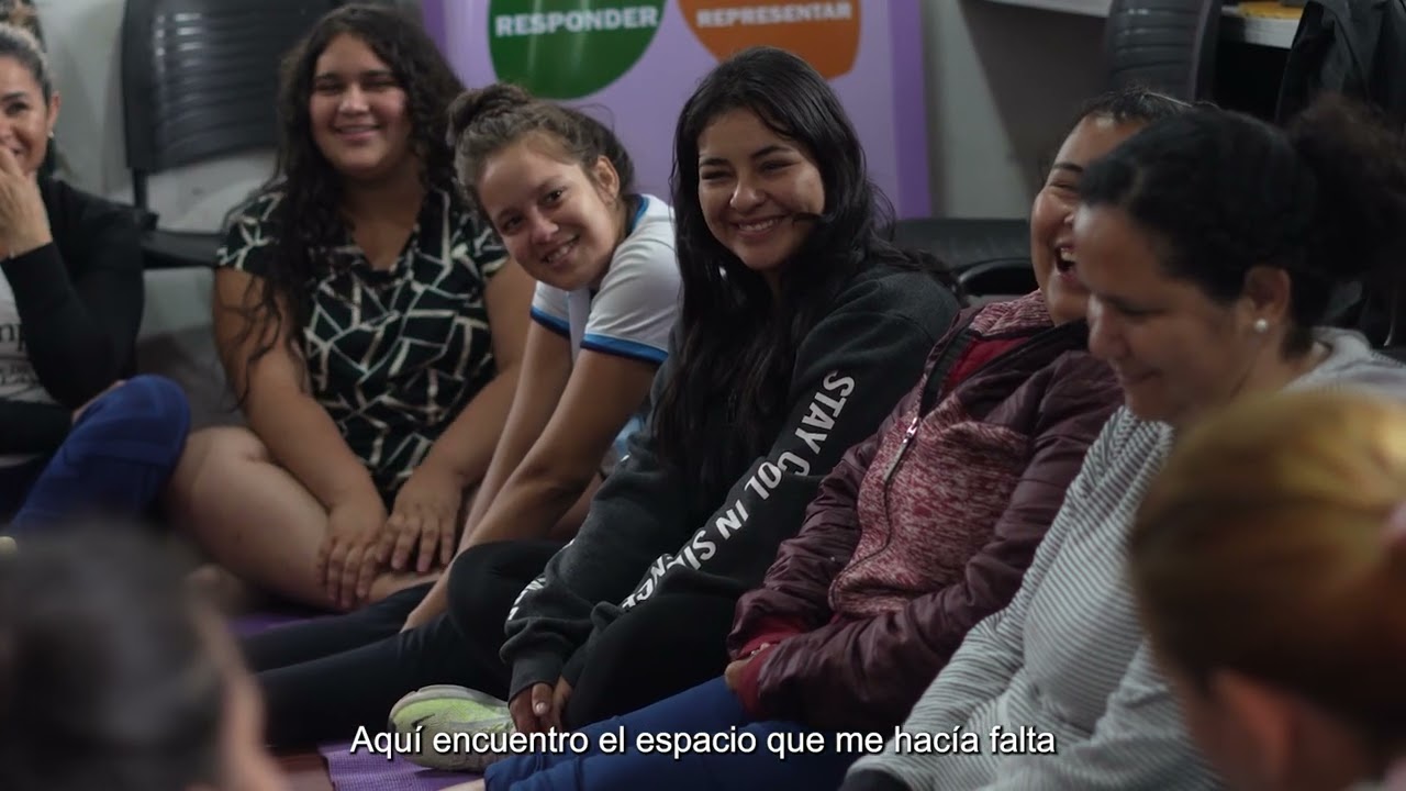 Proyecto Más derechos, mejores cuidados. Bañado Sur - Visita Carmen Elena Alemán