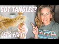 How To Fix Tangled Hair