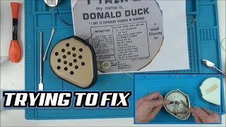 Trying to FIX: RARE J.Swedlin Voice Box (DONALD DUCK Pull Cord Toy)