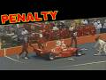 AJ Foyt Jumps Over Pit Wall To Help Crew Gets Davy Jones A Penalty 1987 CART Michigan