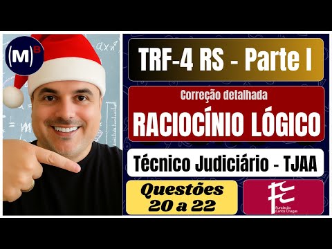 TRF-4 RS 2025 | Answer Key for Logical-Mathematical Reasoning – Judicial Technician - FCC - Quest...