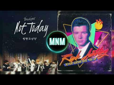 Not Ever Gonna Give You Up Today | Quick MASHUP - Rick Astley and BTS