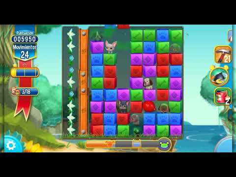 Pet Rescue Saga Nivel 2489 sin booster.-