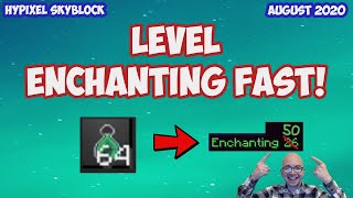 How to Level Enchanting FAST - Hypixel Skyblock Guide