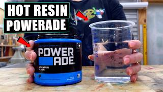 Will POWERADE Caramelize in HOT Resin?