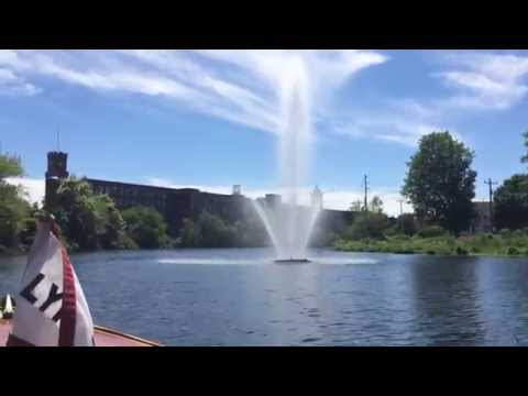 Downtown Nashua River by Boat, a Dog's Eye View