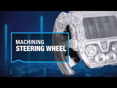 Aluminium machining | Porsche 963 steering wheel | MAPAL Dr. Kress KG - zdjęcie