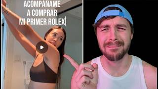Se compró un Rolex sin dinero SUYO y aún vacila (es del novio jaja)