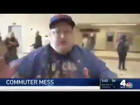 Mets fan rages because he can't get to the game