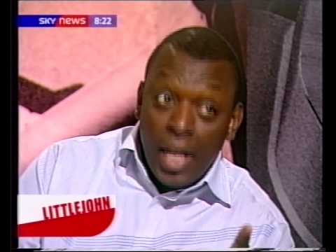 Sky News - Garth Crooks talks Gangs while Richard Littlejohn soils himself.