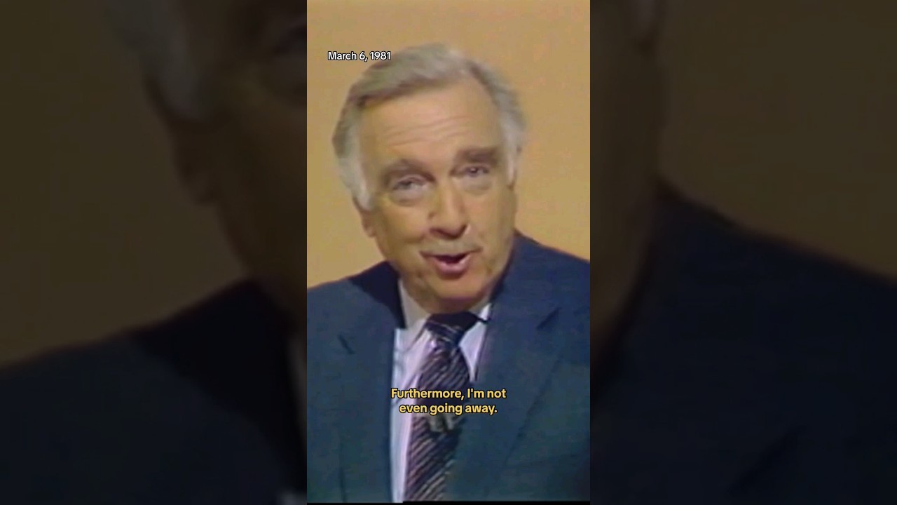 From the archives: Walter Cronkite signs off as anchorman of 