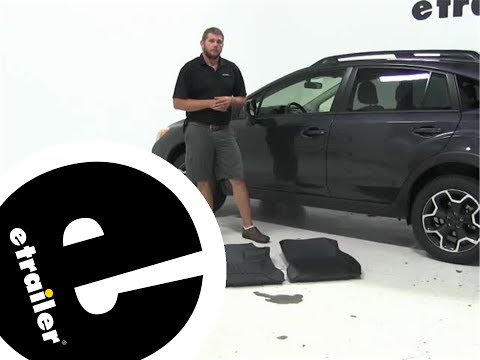 etrailer | Fit Check: Testing WeatherTech Front Auto Floor Mats on a 2014 Subaru XV Crosstrek