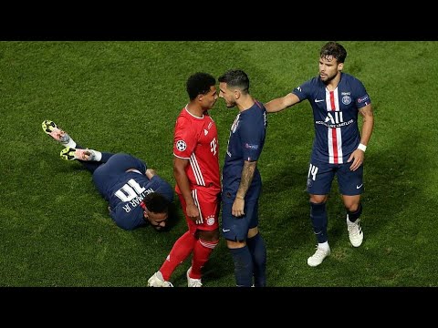 Psg vs bayern fighting scene Paredes vs Gnabry Fight