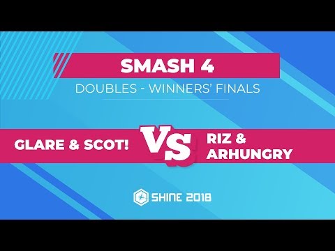 Glare/Scot! vs Riz/Arhungry - Smash 4 Doubles: Winners' Finals - Shine 2018