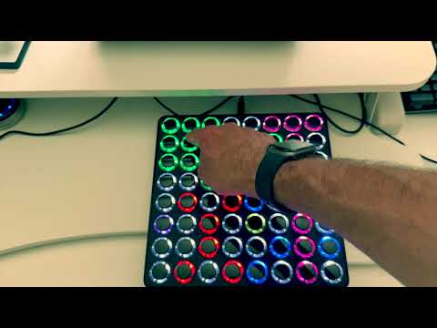 This Arcade Button Controller Works with GarageBand?! Midi Fighter 64 Sneak Peek