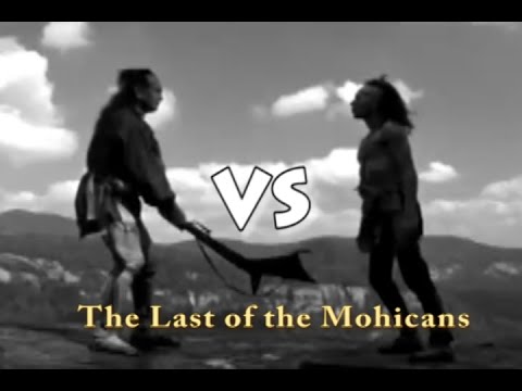 Chingachgook vs Magua: The Last of the Mochicans in Black and White