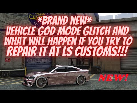 *BRAND NEW*VEHICLE GOD MODE GLITCH AND WHAT WILL HAPPEN IF YOU TRY TO REPAIR IT AT LS CUSTOMS!!!!