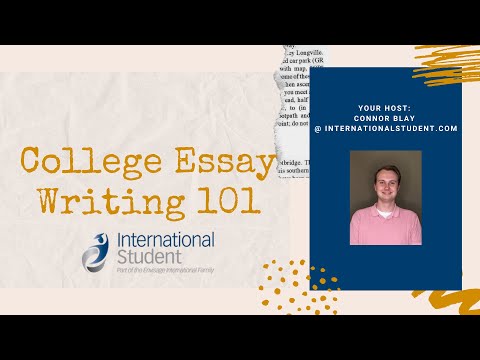 College Essay Writing 101