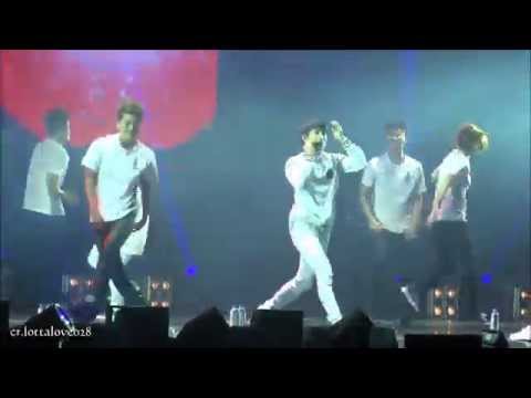 [fancam]140830 JYP Nation Hong Kong JJ Project Bounce (with 2PM Taecyeon Junho)