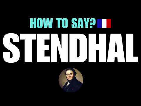 HOW TO PRONOUNCE STENDHAL CORRECTLY? NATIVE FRENCH PRONUNCIATION