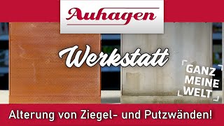Auhagen-Werkstatt: Alterung von Ziegel- und Putzwänden – mit Airbrush und Pinsel!