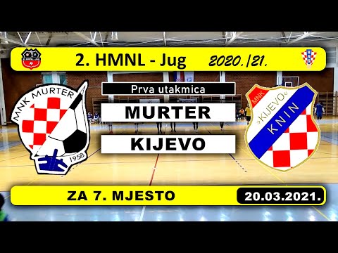 2. HMNL Jug, za 7. mj.: MURTER - KIJEVO  2:1, 20.03.2021.