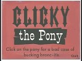 Nickelodeon Clickamajigs Clicky The Pony 1999 Nickelodeon Shockwave Game