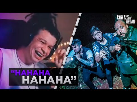 ARUAN REAGE A LEVEI O BOTO NA CRIATURA E DEU RUIM - CAÇADORES DE LENDAS - Cortes do Aruan