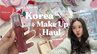 HUGE Korea Skincare & Make Up Haul 🇰🇷🛒✨ - Peripera, Dasique, Vodana, Clio, Fillimilli