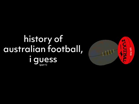 the history of australian football, i guess