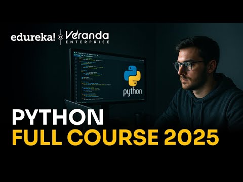 Python Full Course Python For Beginners 2025 Best Python Course With Examples Edureka