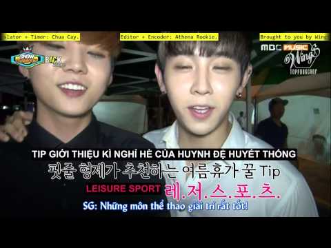 [WingS] [Vietsub] @ 140817 Show Champion Backstage -  Hai anh em cùng huyết thống :D 탑독 (ToppDogg).