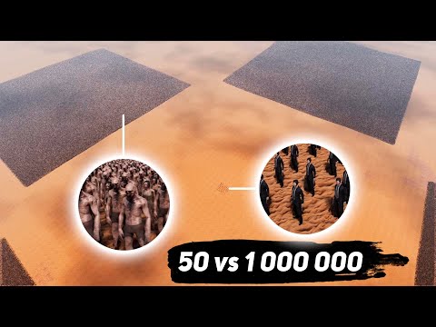 50 JOHN WICK SURROUNDED BY 1 MILLION ZOMBIES - Ultimate Epic Battle Simulator 2 I UEBS 2