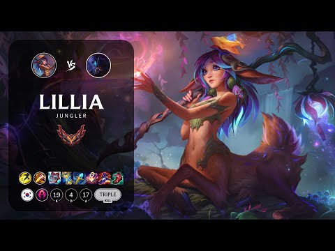 Lillia Jungle vs Rek'Sai - KR Grandmaster Patch 13.15