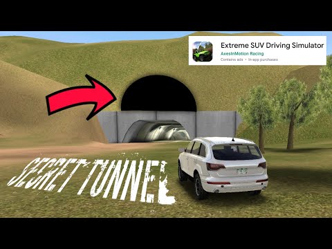 Extreme SUV Driving Simulator : I found a Secret way to go above the tunnel : epic car games