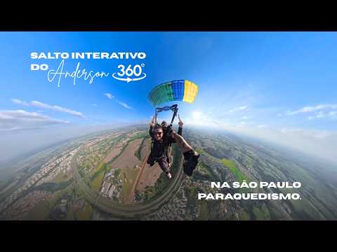 SALTO DE PARAQUEDAS EM BOITUVA | Anderson + Selfie 360° | São Paulo Paraquedismo