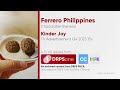 Kinder Joy TV Ad Q4 2023 15s Philippines CC MFK