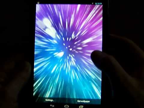 Starfield 3D Parallax LWP Video