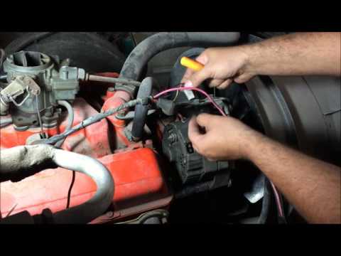 externally regulated alternator to internally regulated conversion EASY WAY gm how to