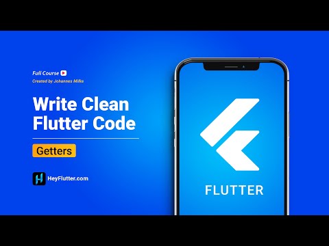 Write Clean Flutter Code Getters