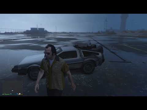 Grand Theft Auto V / Back to the Future Mod by "BTTFV Team" / Freeroam PC Gameplay