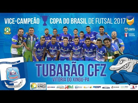 Tubarão CFZ vice-campeão da 1ª Copa do Brasil de Futsal 2017-