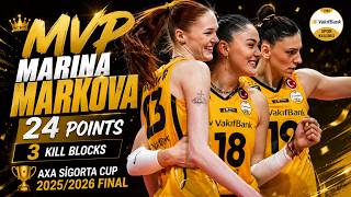 Marina Markova 24 points | Vakifbank vs Eczacibasi AXA Sigorta Cup 2025/2026 final.