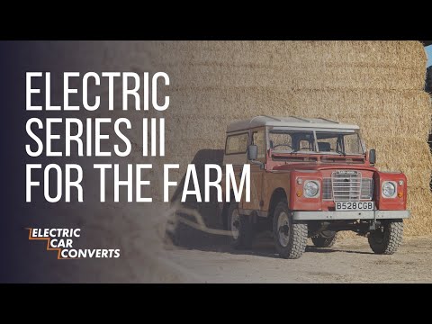 Fully ⚡️Electric⚡️ Land Rover Series 3. The best car for eco-friendly farming in the 21st century?