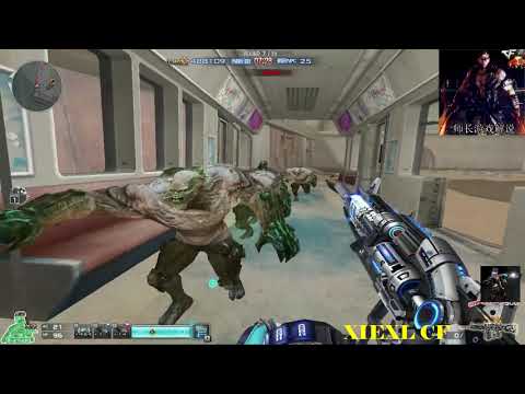 CF XIEXL: AA12-Iron Beast Zombie Mode Crater Dawn GamePlay By 师长游戏解说
